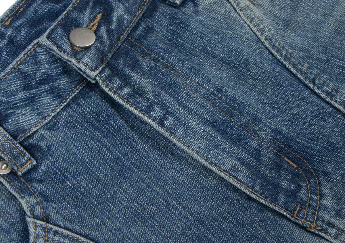 Washed Wide-Leg Baggy Jeans - OMYGOODS