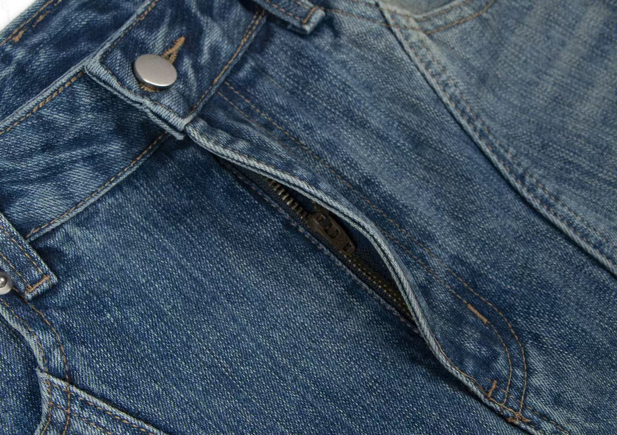 Washed Wide-Leg Baggy Jeans - OMYGOODS