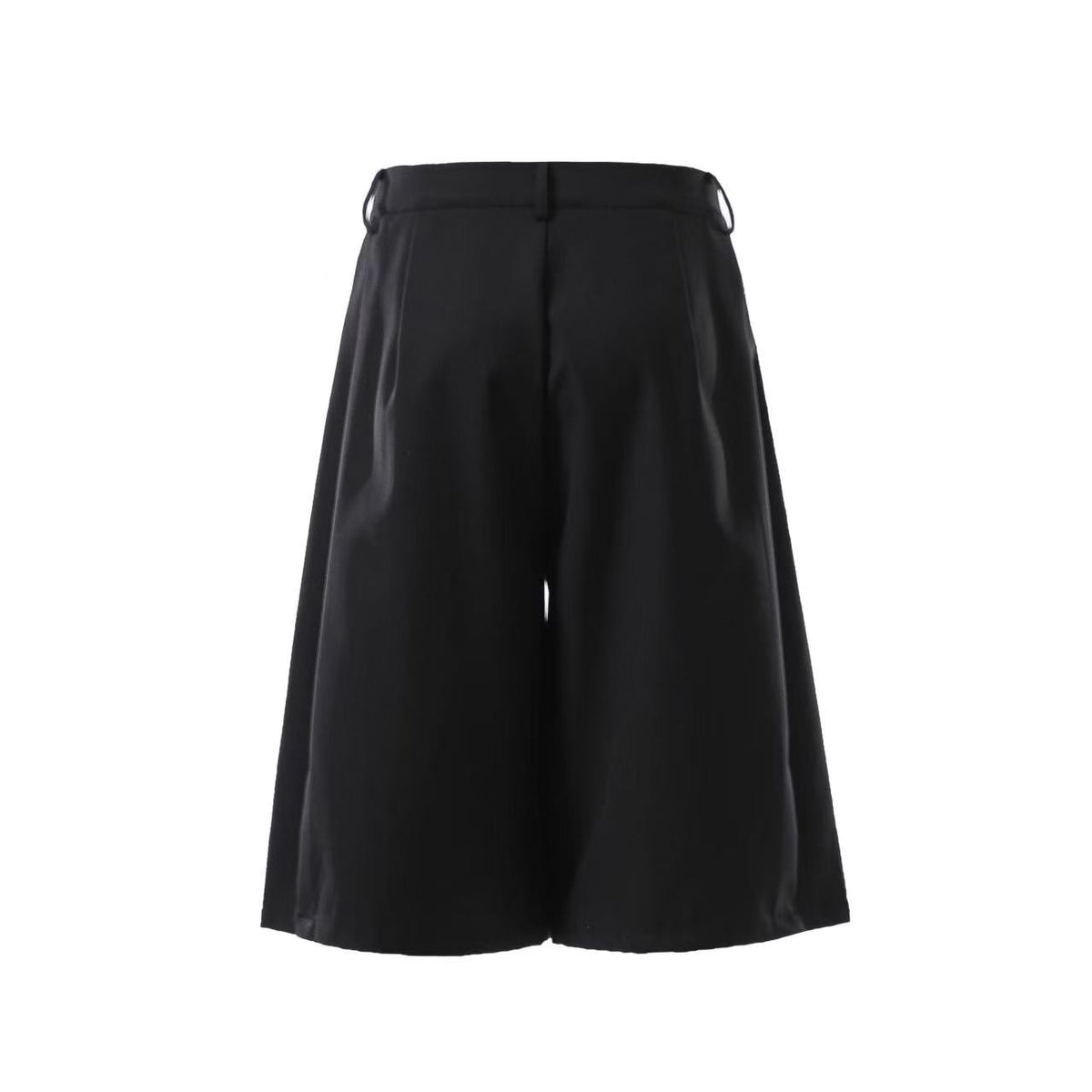 Wide-Leg Knee-Length Slacks Jorts - OMYGOODS
