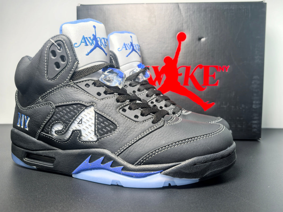 Awake NY x Air Jordan 5 "Black/Racer Blue" AIR JORDAN