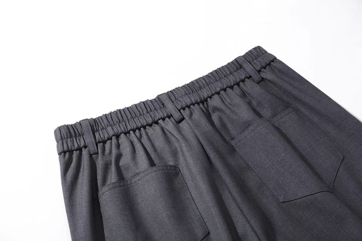 Lightweight Distressed Wide-Leg Cargo Pants - OMYGOODS