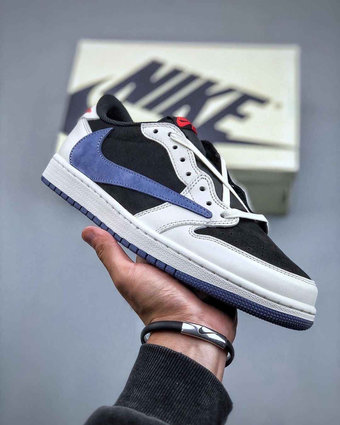 Travis Scott x Air Jordan 1 Low Low Hooked Black Jade