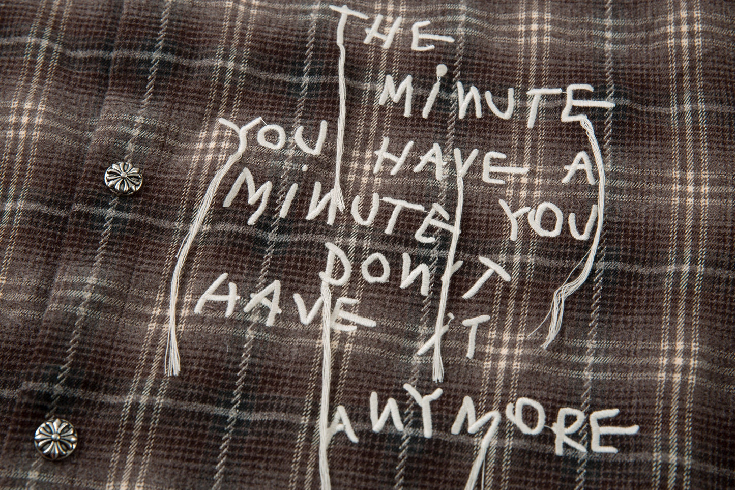 Vintage Plaid Contrast | Layered Sweatshirt
