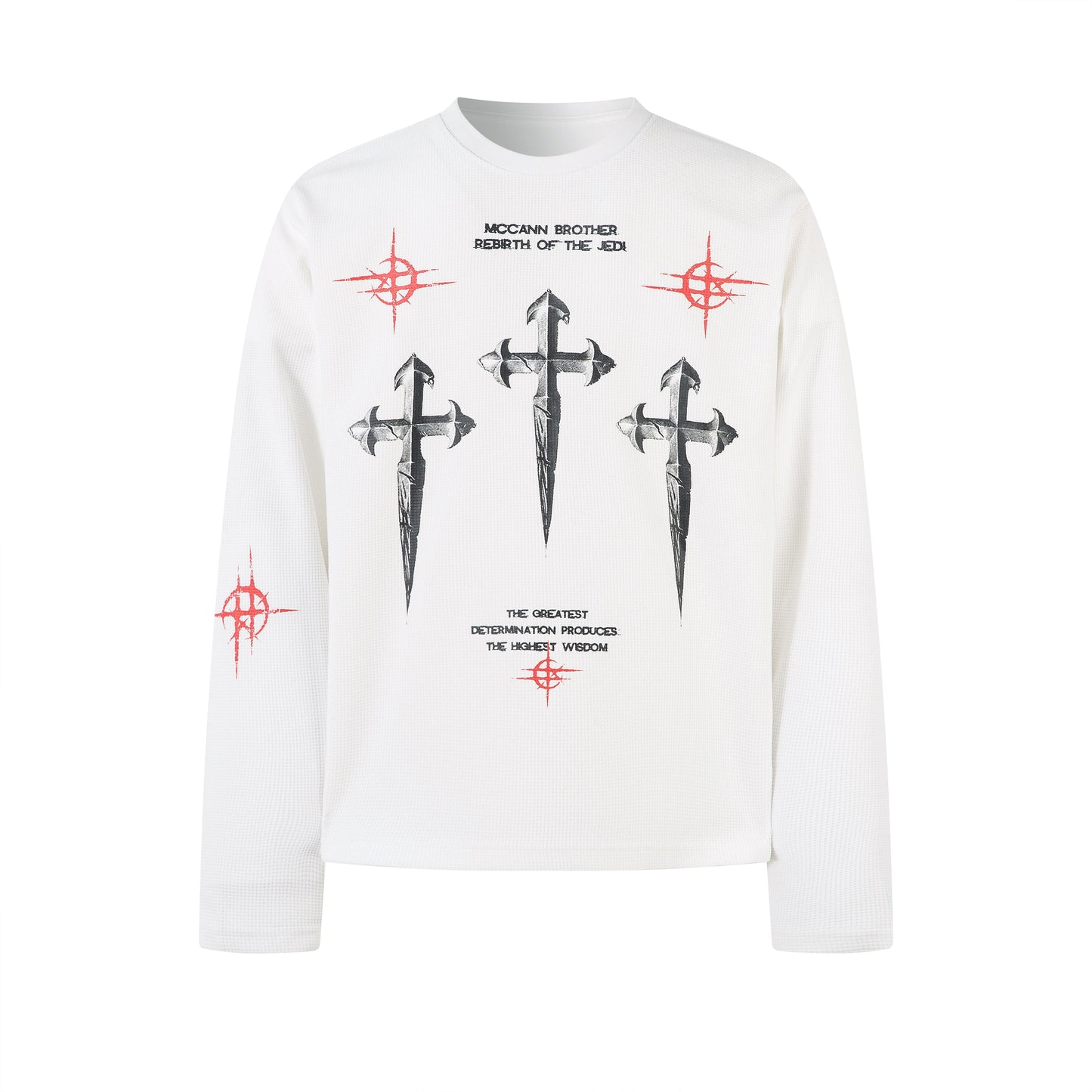 Gothic Cross Print | Graphic Sweatshirt