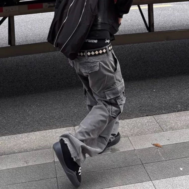 Washed Utility Pocket | Cargo Pants