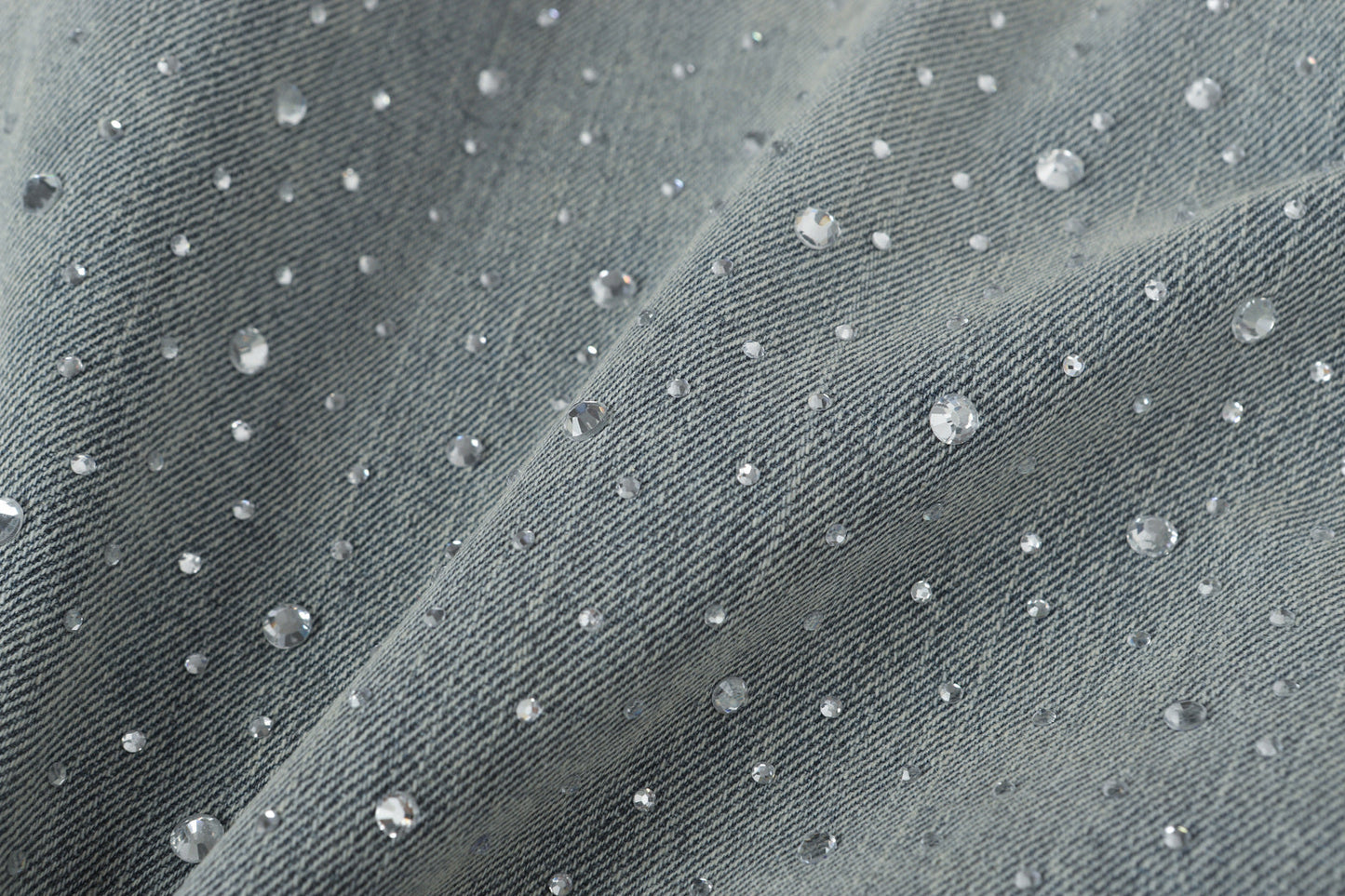 Sparkling Rhinestone | Denim jeans