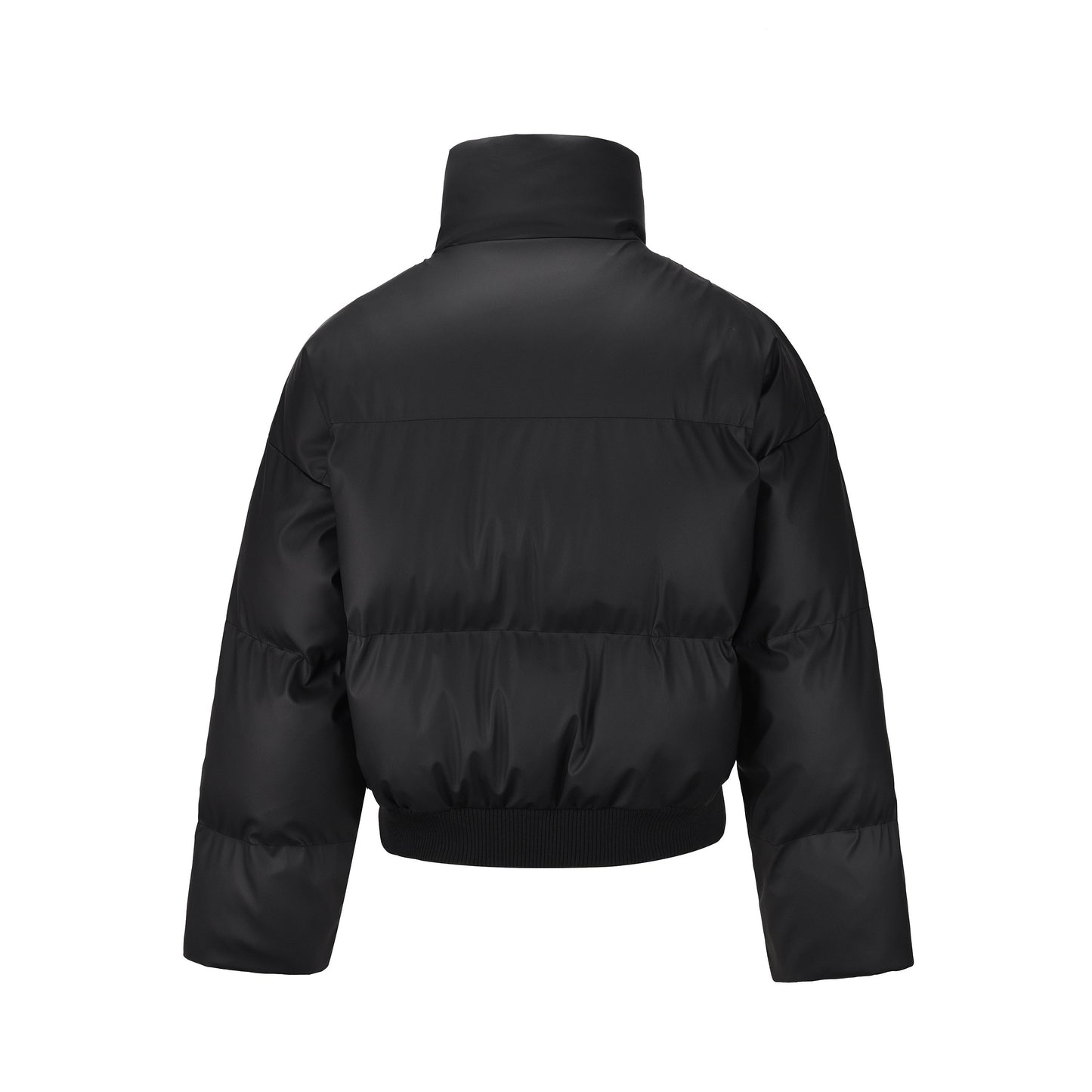 Clean Quilted|Padded Cropped Puffer