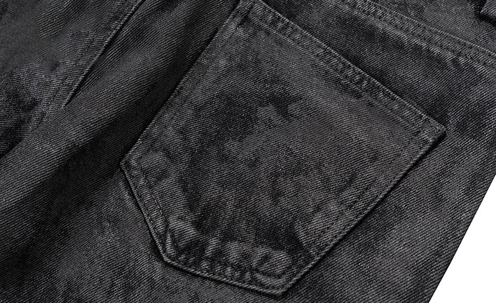 Retro Hand-Brushed Glitter Flare Jeans