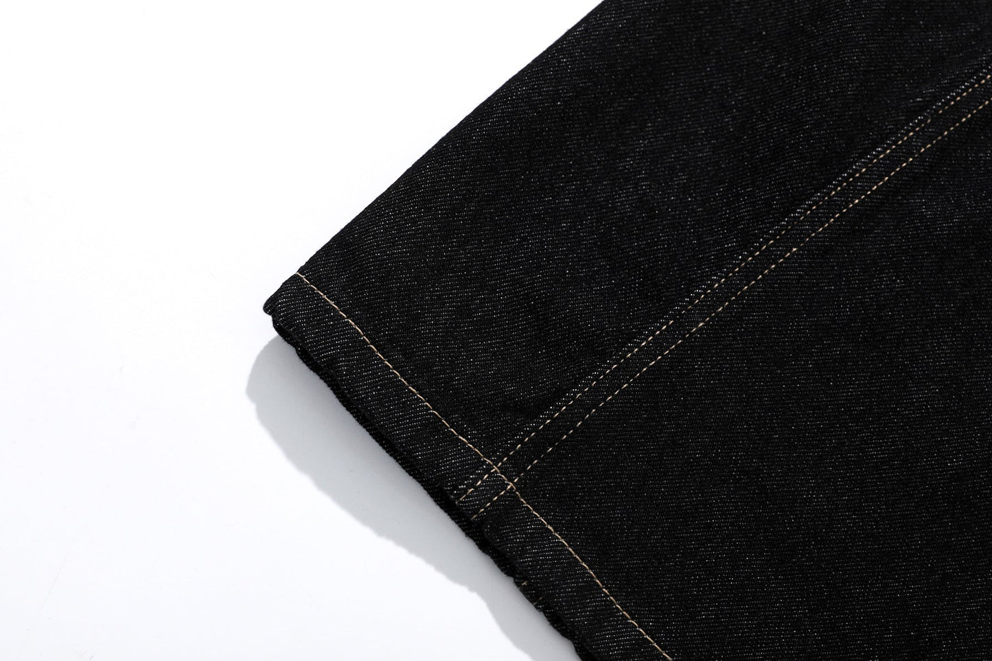 Reverse-Stitched Multi-Button Jeans