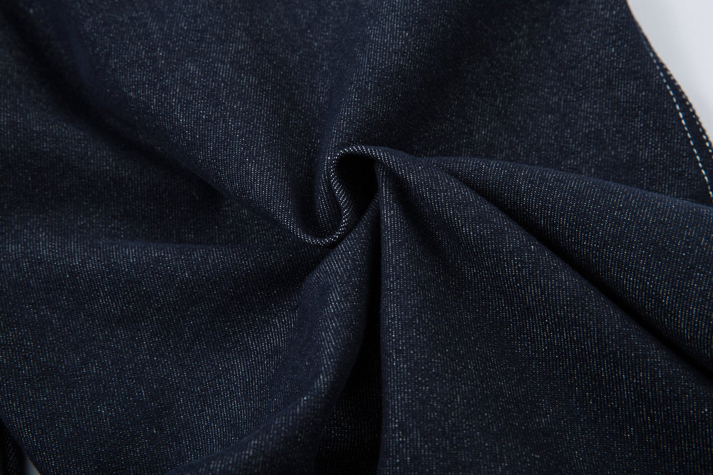 Deconstructed Contrast Stitching Pleated Baggy Barrel Jeans
