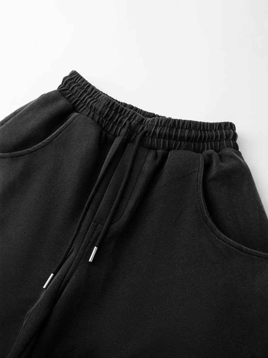 Graphic Wide-Leg Street Pants