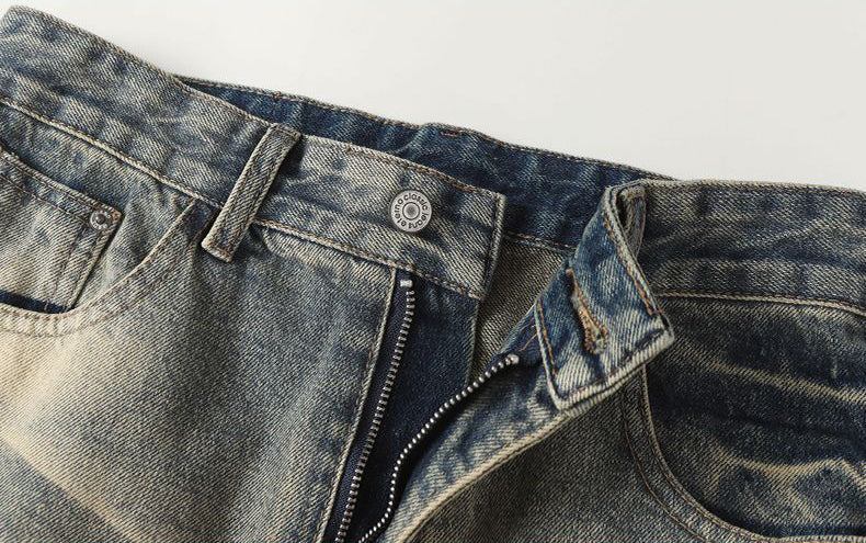 Vintage Washed Flare Jeans