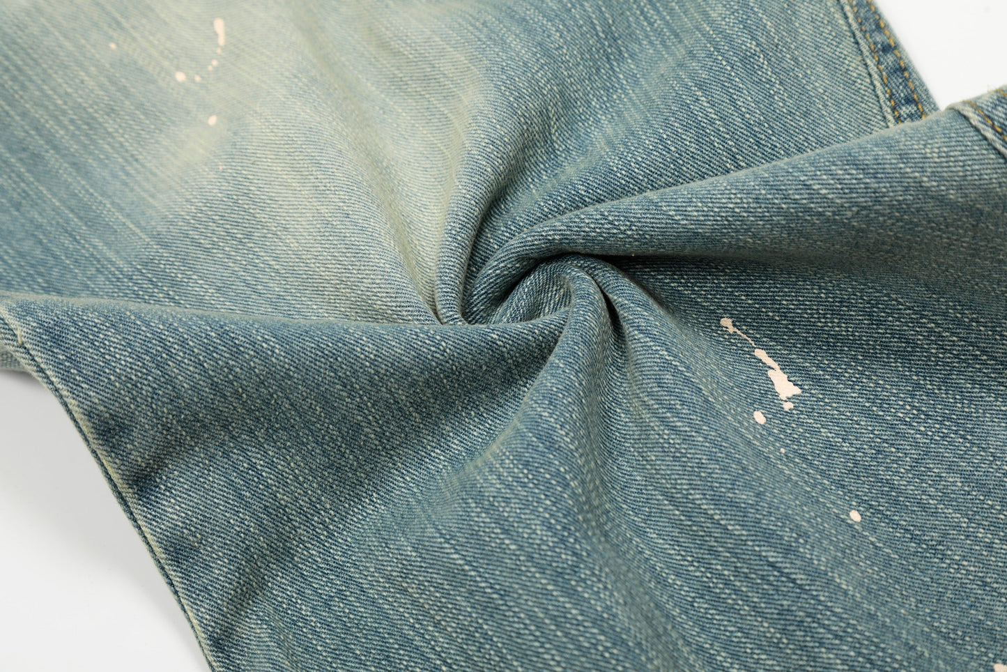 Washed Slub Machete Dye Jeans - Vintage-Inspired Streetwear