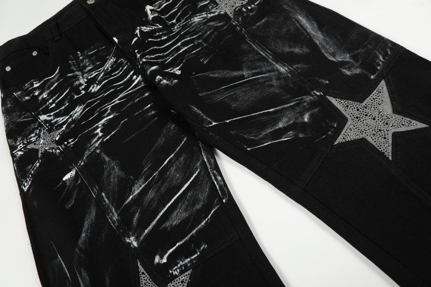 Street Star Painted Barrel Jeans - Vintage Vibes & Modern Comfort