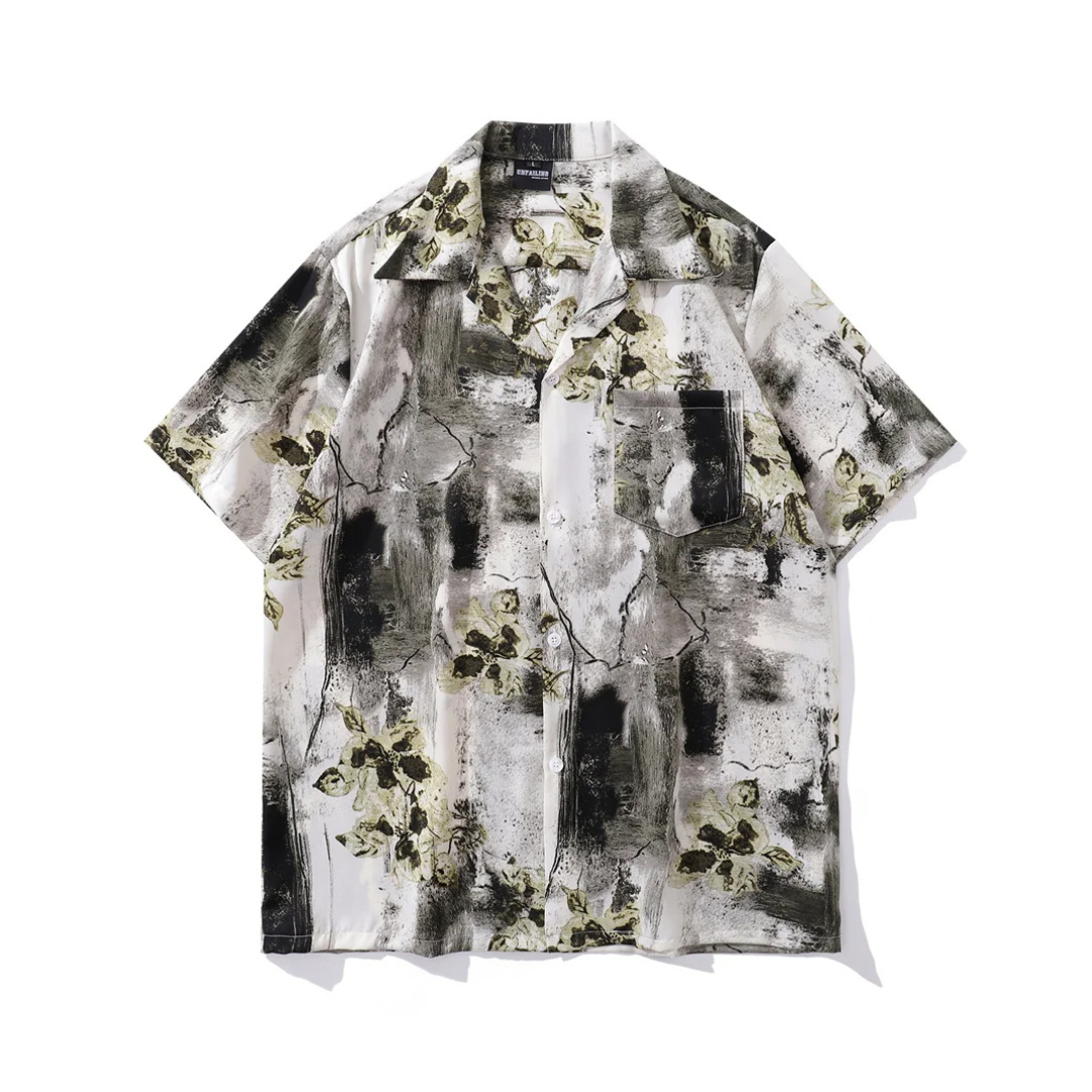 Tie-Dye Floral Shirt
