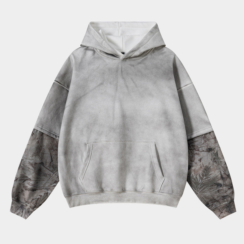 Frosted Camo Sleeve | Oversized Hoodie