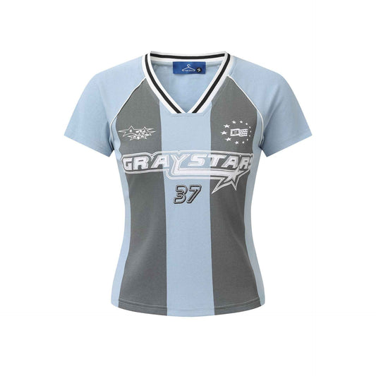 Loose Round Neck Casual Short Sleeve Letter Print T-shirt