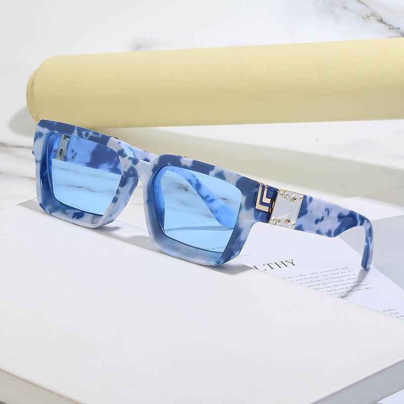 Millionaire Style Sunglasses Men Fashion Trendy Sunglasses Women High-End Square Frame Sunglasses