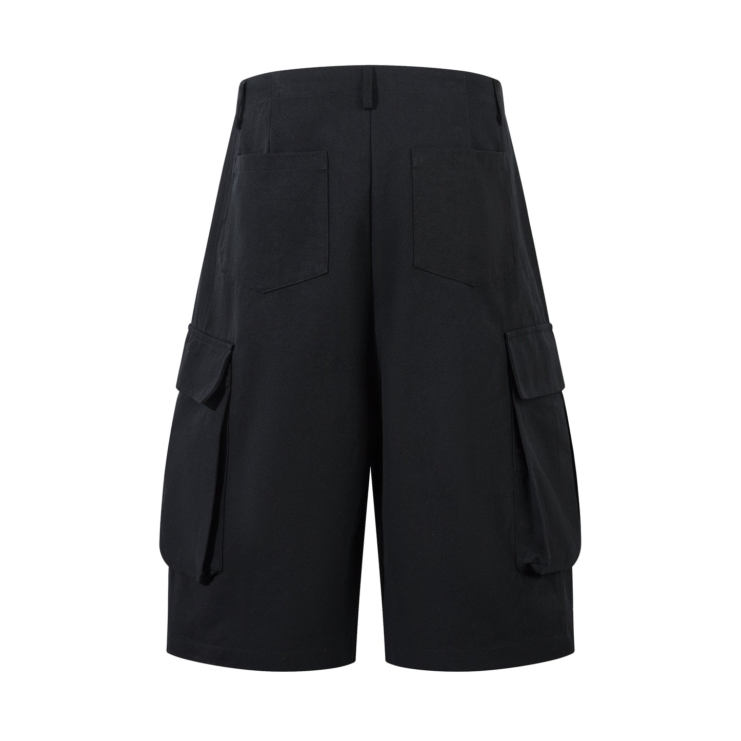 Black utility | cargo shorts