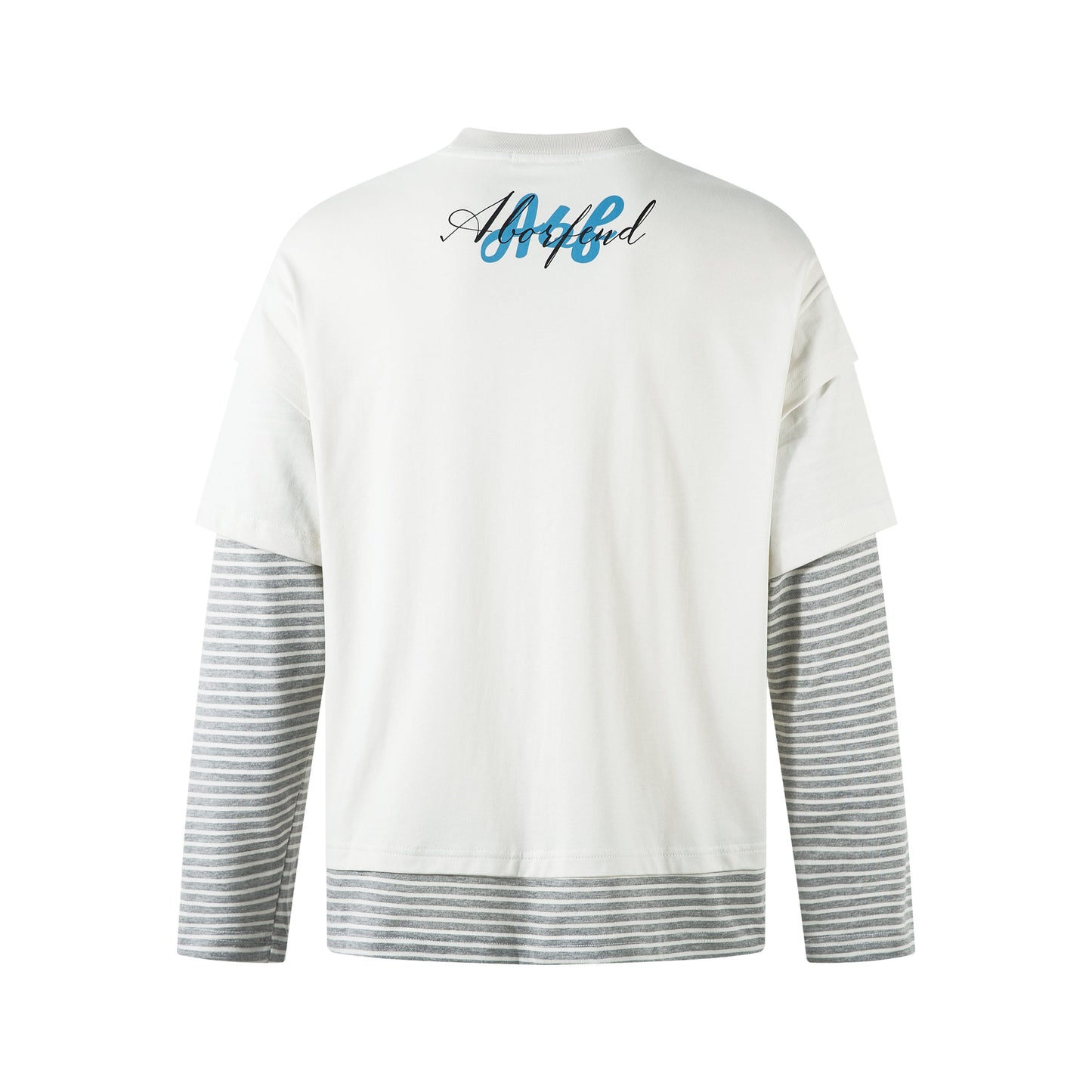 Punk Letters Patchwork | Stripe Sweatshirt