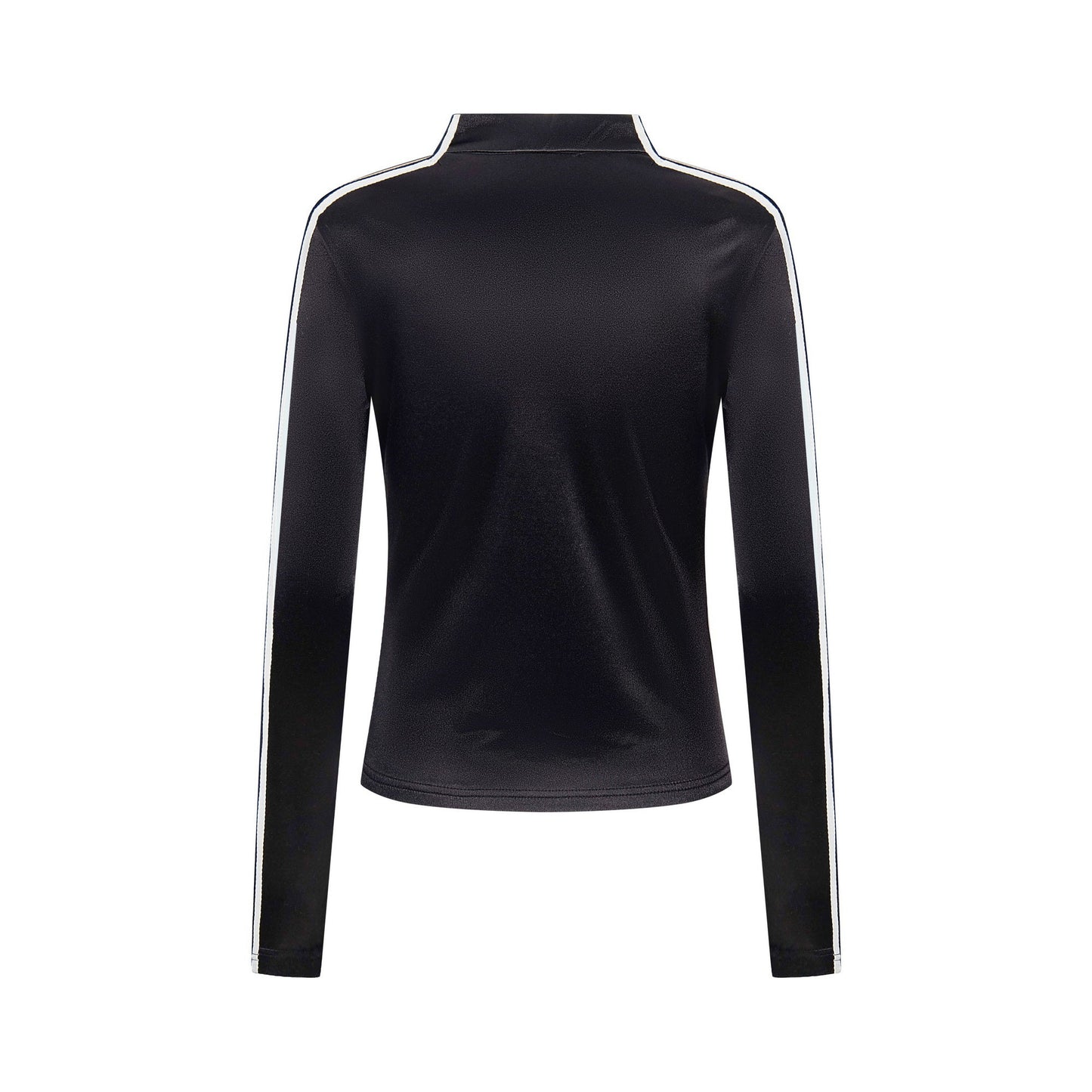 Lace-Up Club | Satin Sports Jersey Top