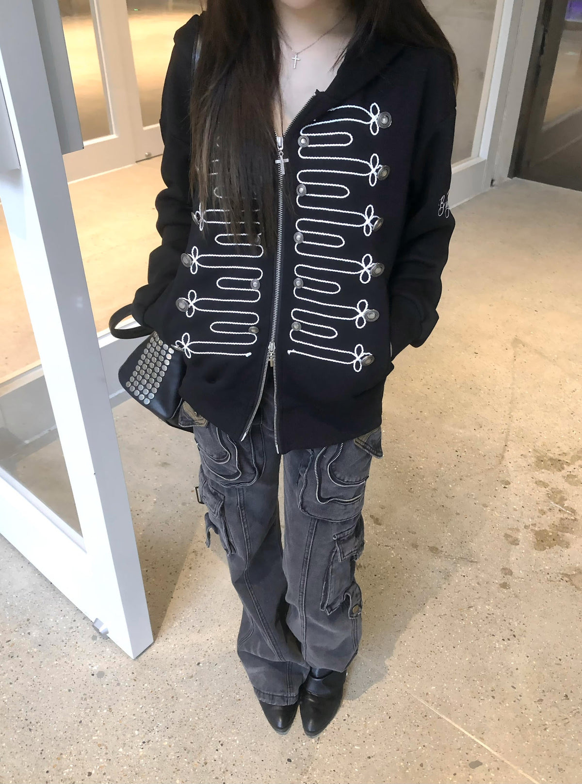 The Parade Frogged Hoodie