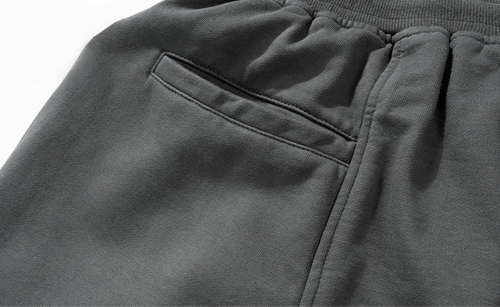 Retro Functional Zipper Slit Jort