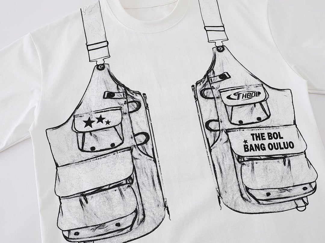 Jacket Print Graphic T-Shirt