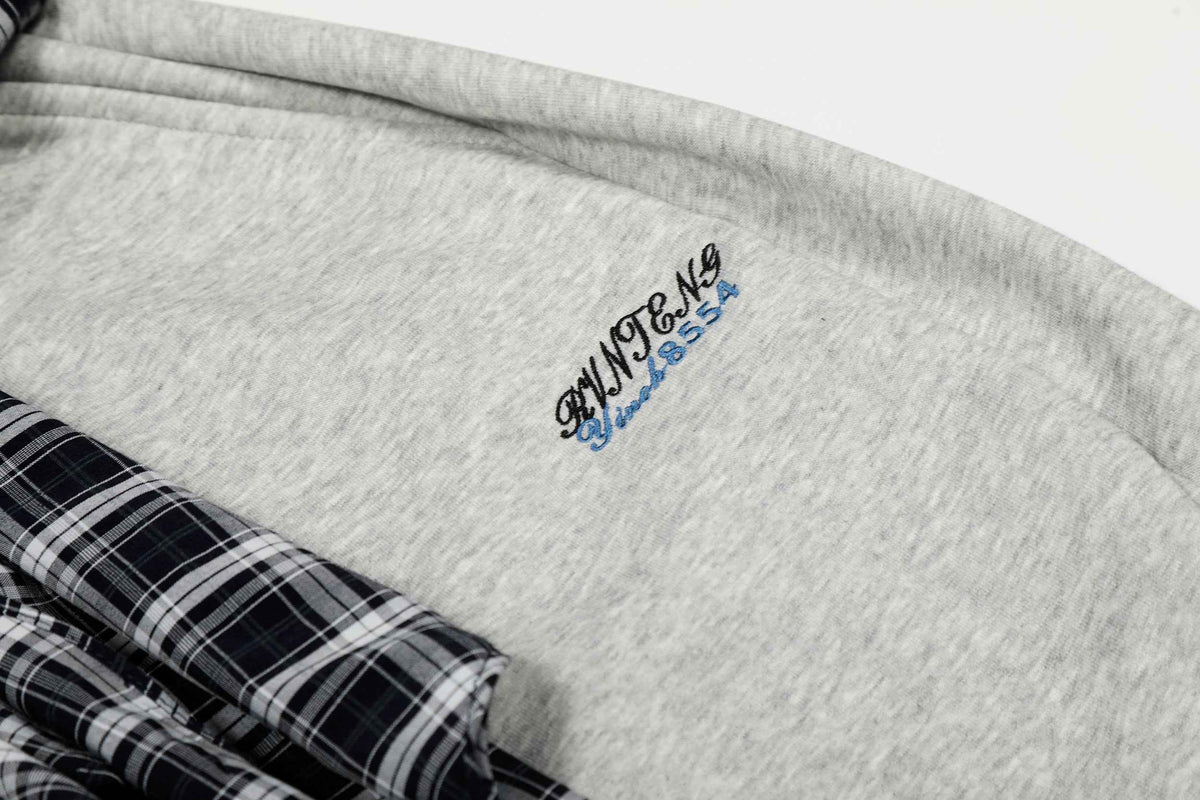 Street Detachable Plaid Waistband Machete Casual Pants