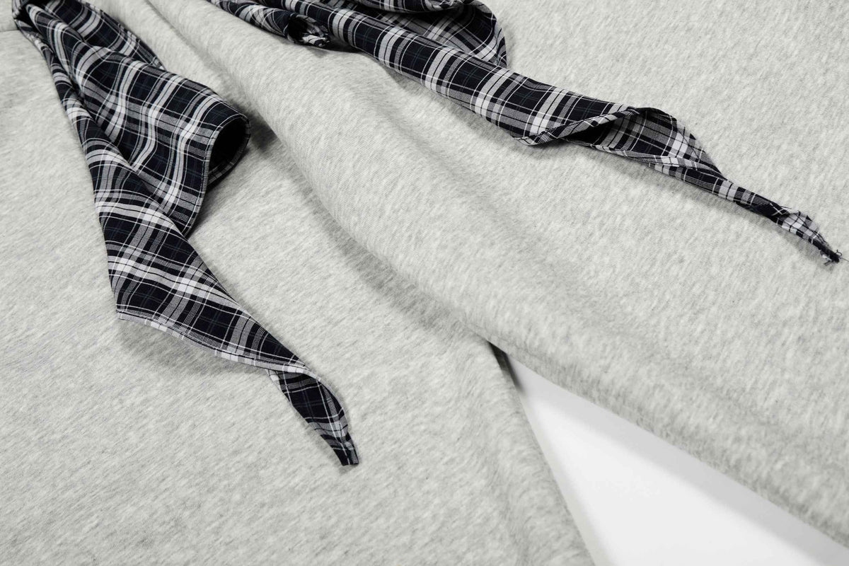 Street Detachable Plaid Waistband Machete Casual Pants