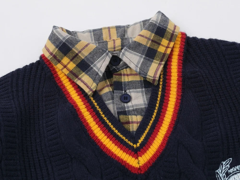 Varsity Legacy Layered Sweater