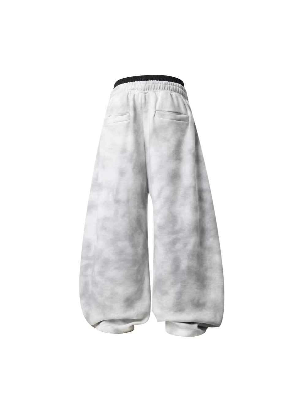 Double Waist Washed Side Stripe Sweatpants