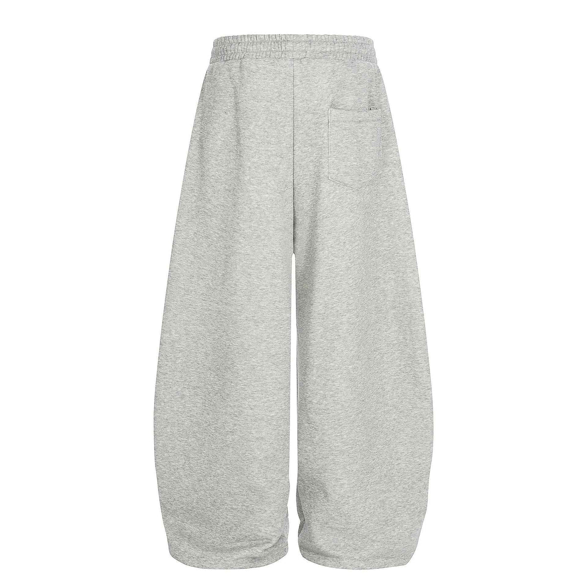 Retro Contrast Panel Drawstring Sweatpants