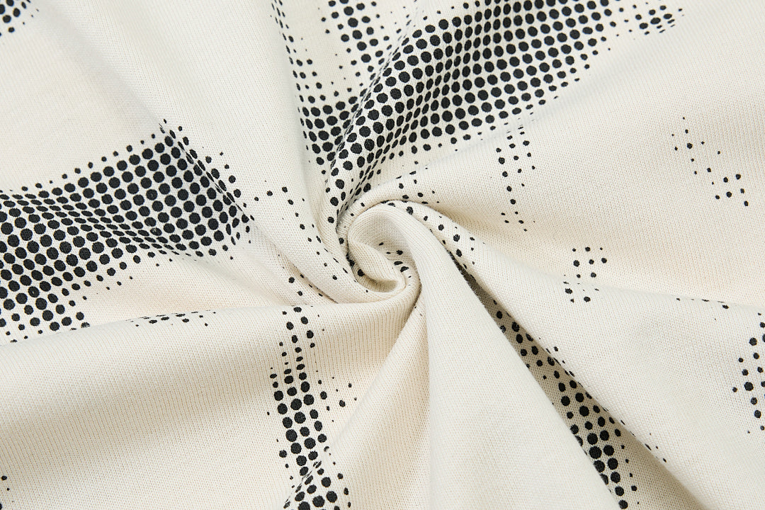 Trompe L'oeil Halftone Jersey Graphic T-Shirt