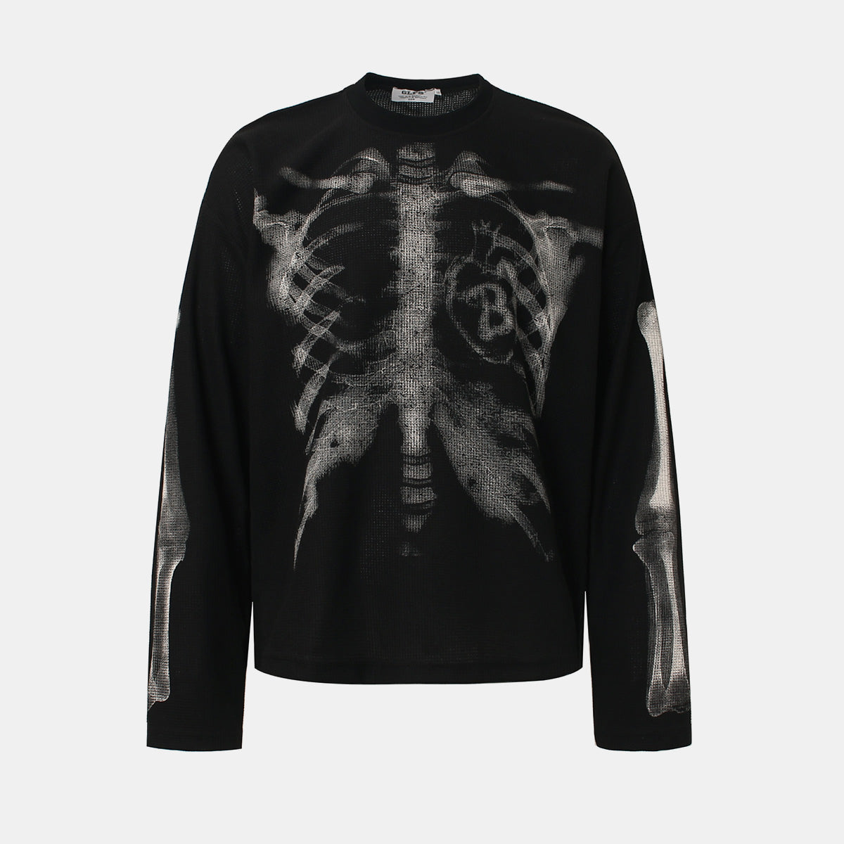 X-Ray Skeleton | Waffle Long Sleeve T-Shirt