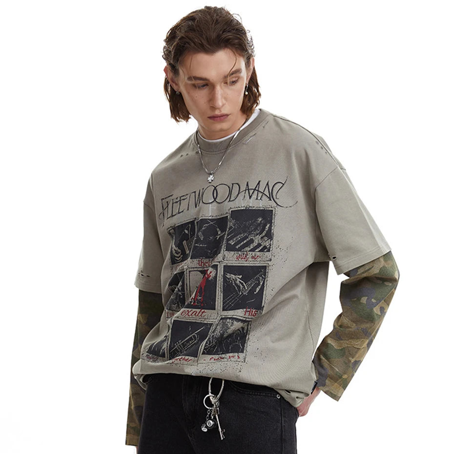 The Fleetwood Camo Layered Tee