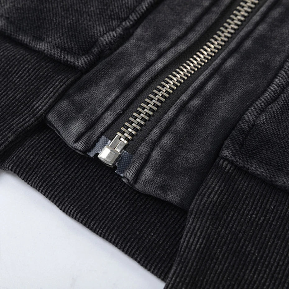 Shadow Fade Zip-Up Hoodie