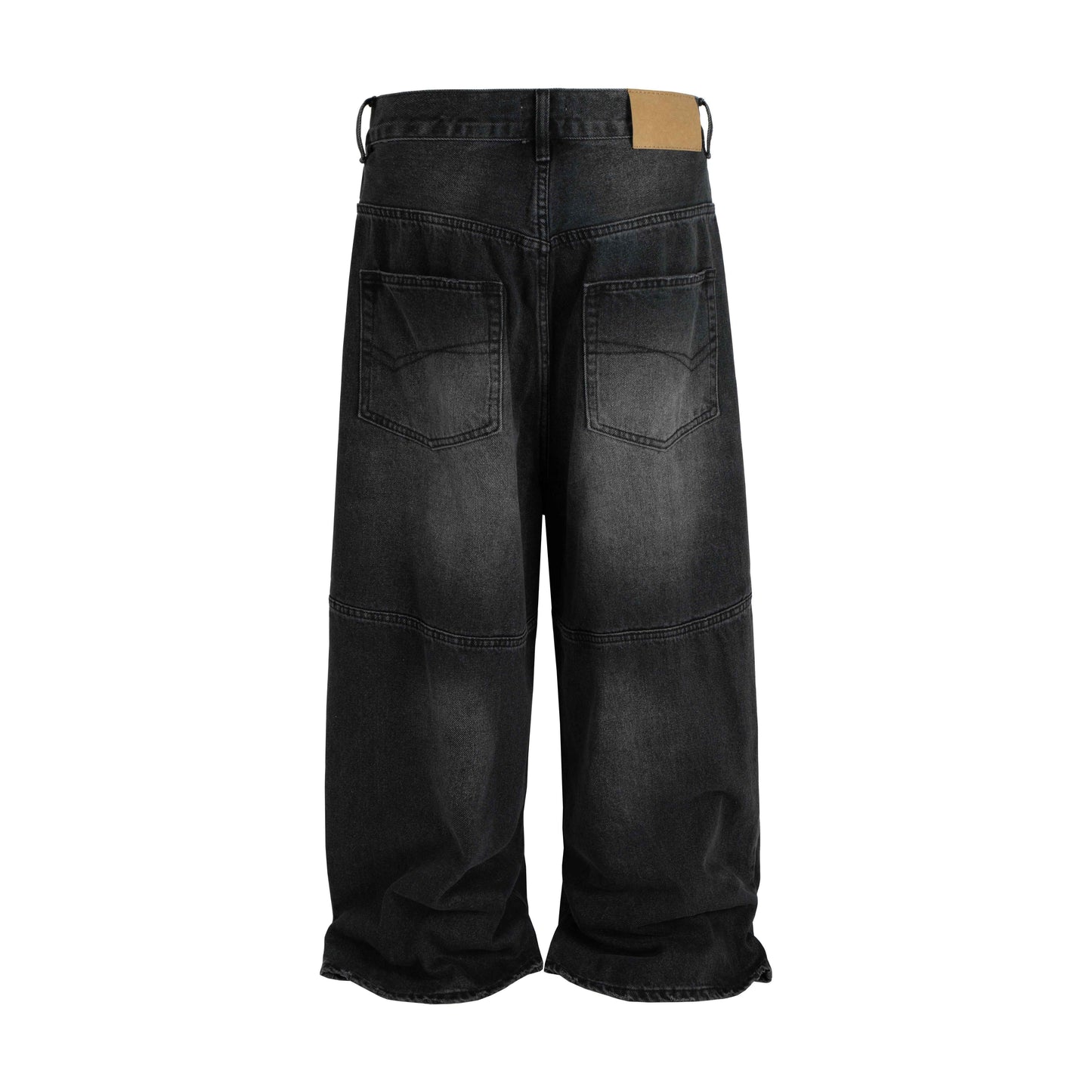 NOIR BAGGY BIKER DENIM