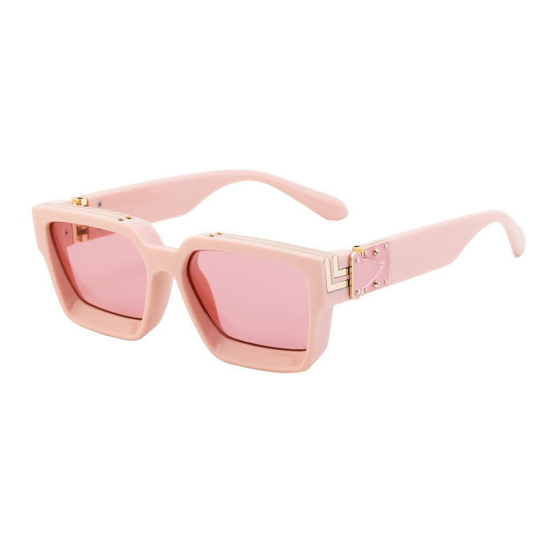 Millionaire Style Sunglasses Men Fashion Trendy Sunglasses Women High-End Square Frame Sunglasses
