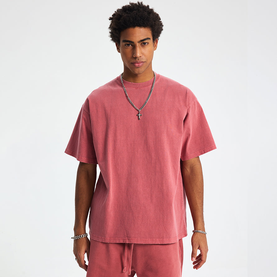 Washed Edge Distressed | Basic T-Shirt