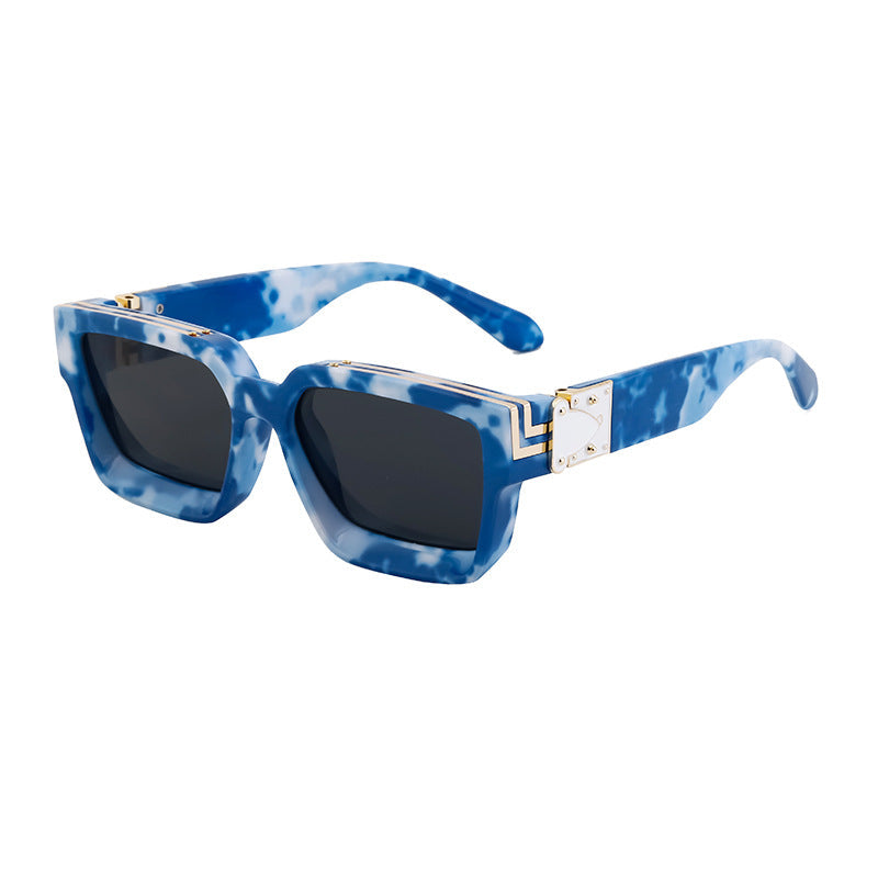 Millionaire Style Sunglasses Men Fashion Trendy Sunglasses Women High-End Square Frame Sunglasses