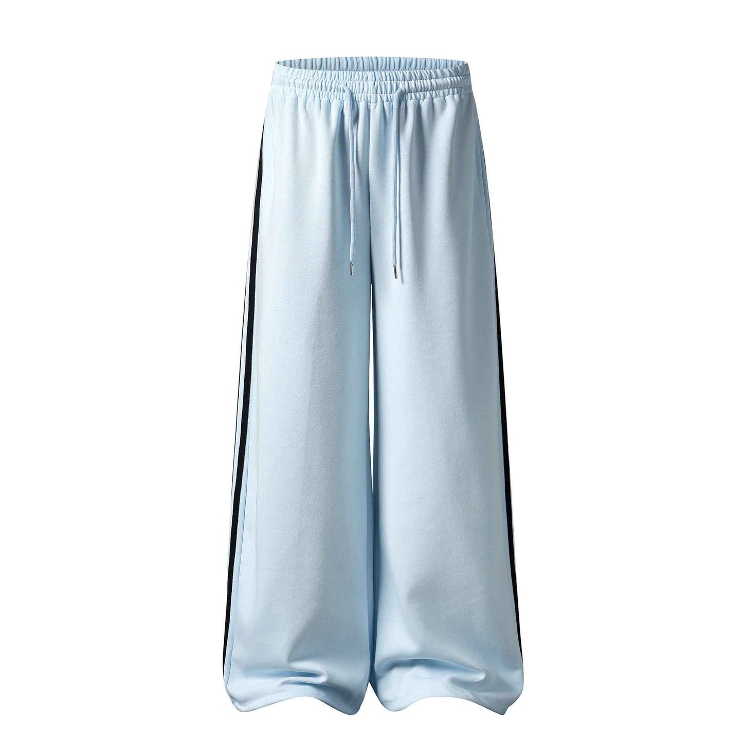 Loose Personality Sweatpants Cargo Stripe Wide Leg Long Pants for Women