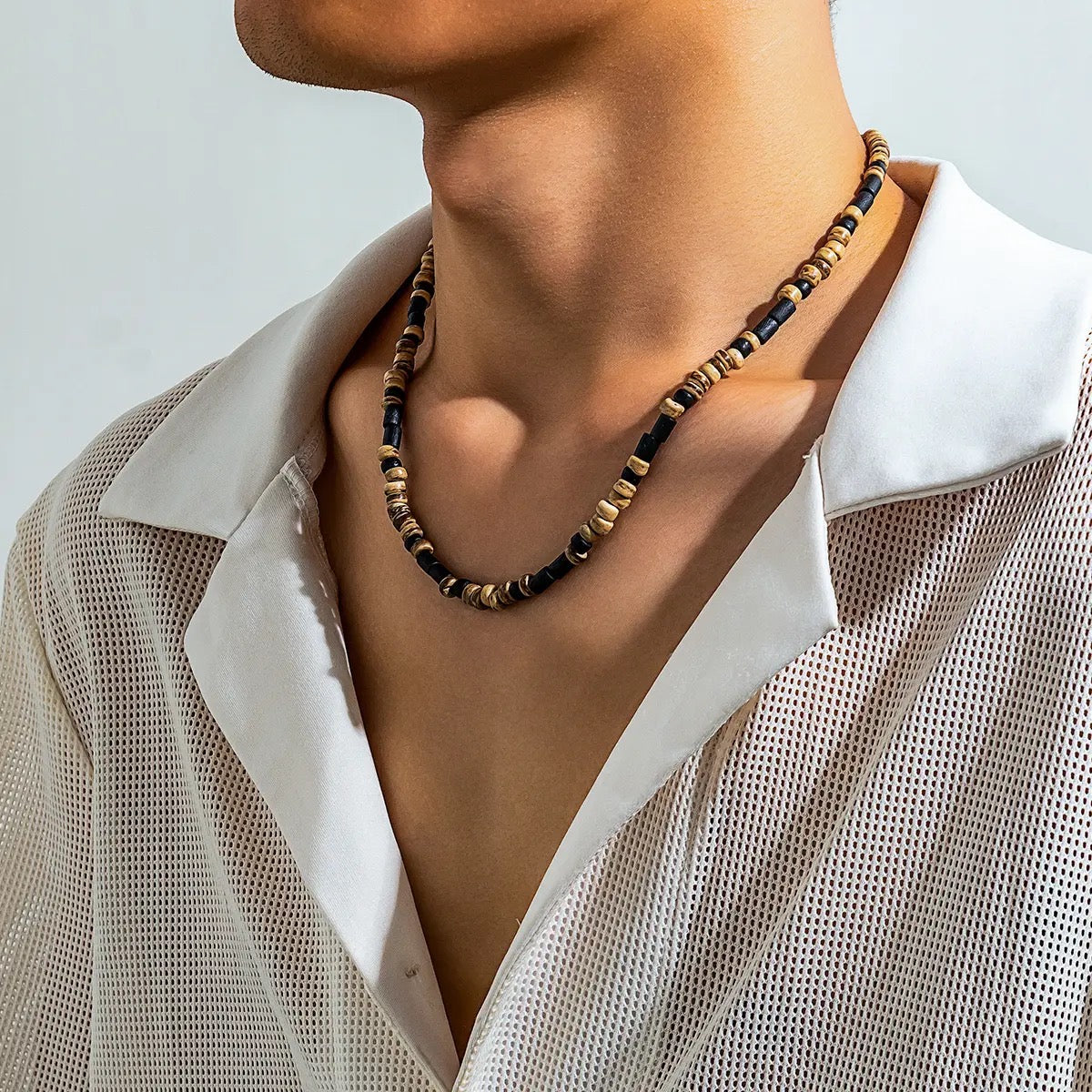 Mosaic Elegance Beaded Necklace