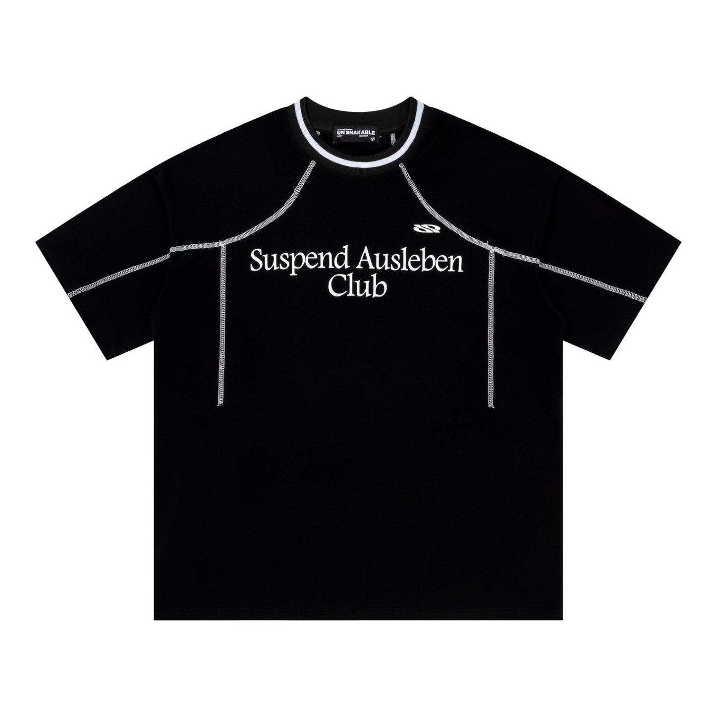 Letter printed short sleeved shirt
