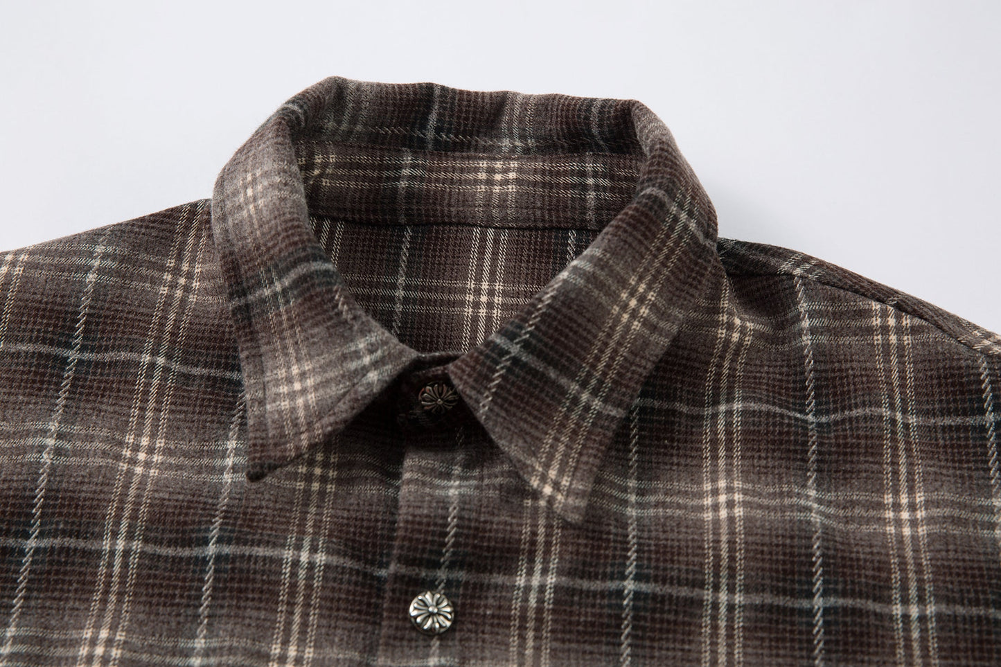 Vintage Plaid Contrast | Layered Sweatshirt