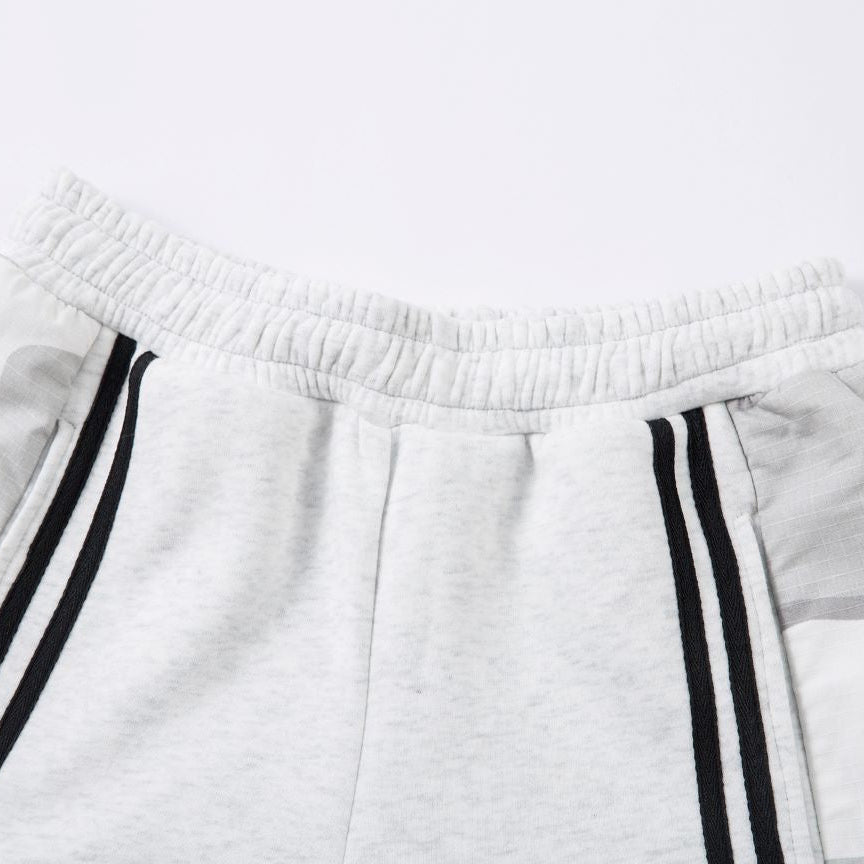 Camo Panel Stripe Sweatpants