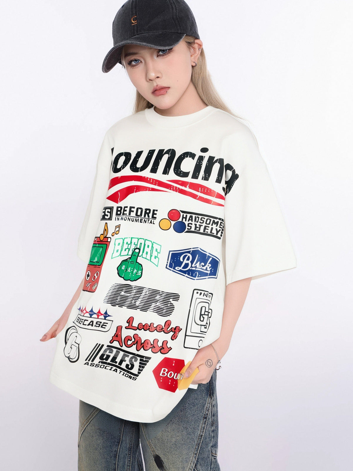 Bouncing Street Graphic T-shirt