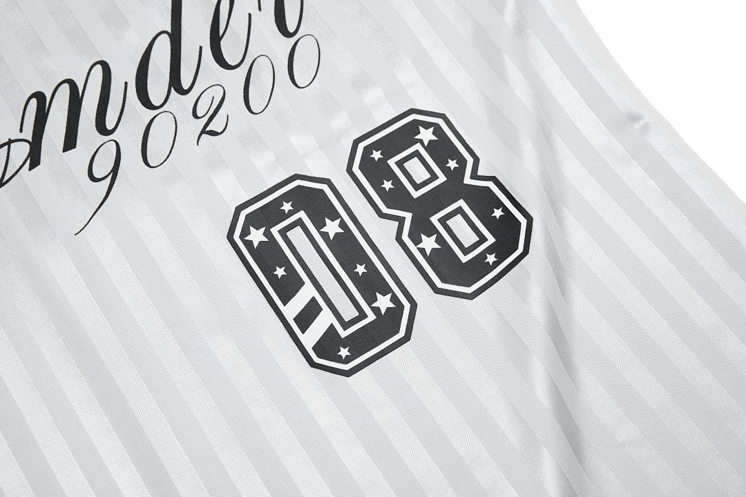 Vintage Varsity Striped Soccer Jersey