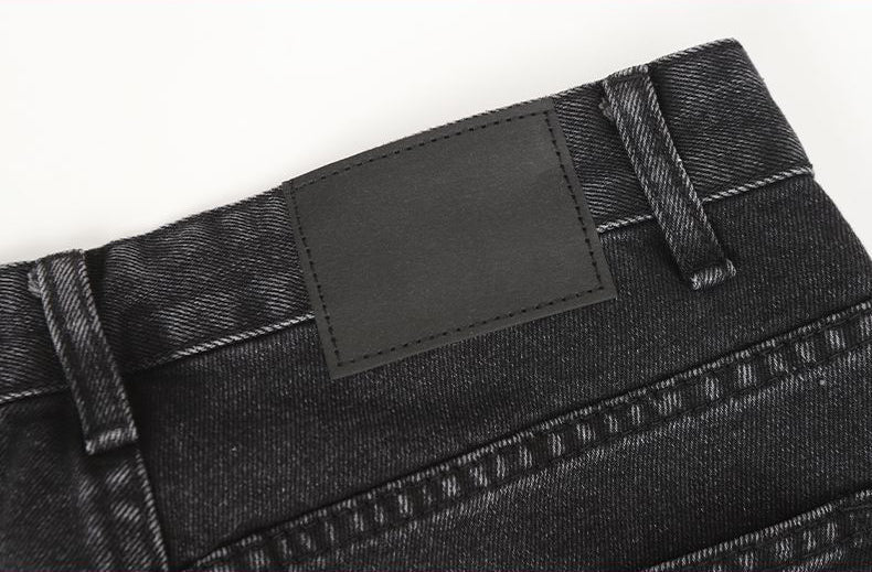 Retro Washed Faded Flared Jeans