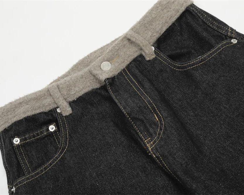 DualTone Curve Baggy Jeans